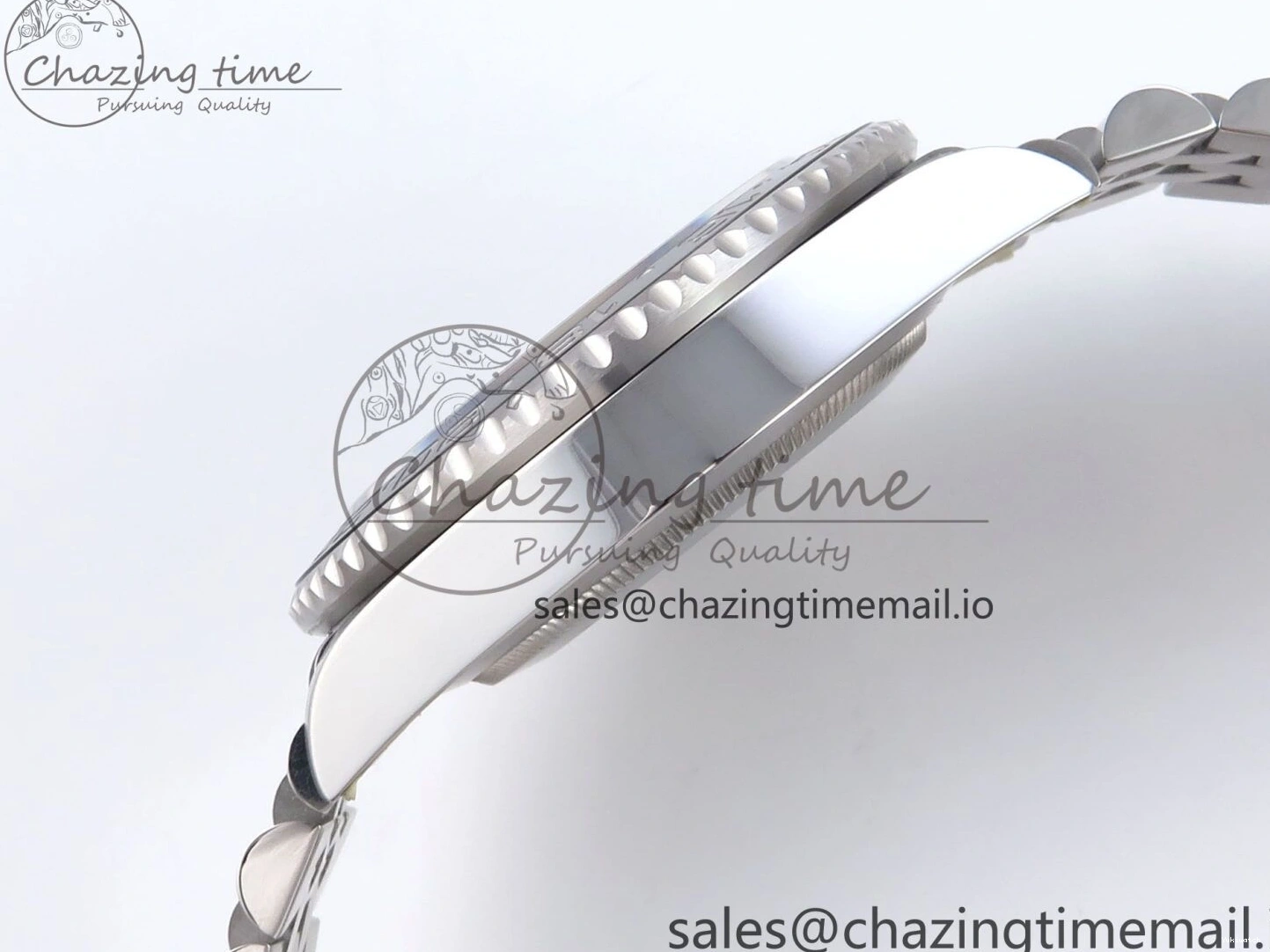 QF+ Bezel 1:1 Edition Blue Best Master II BLRO Steel 904L on SS SH3285 Dial Red 126710 GMT Black Bracelet 0427